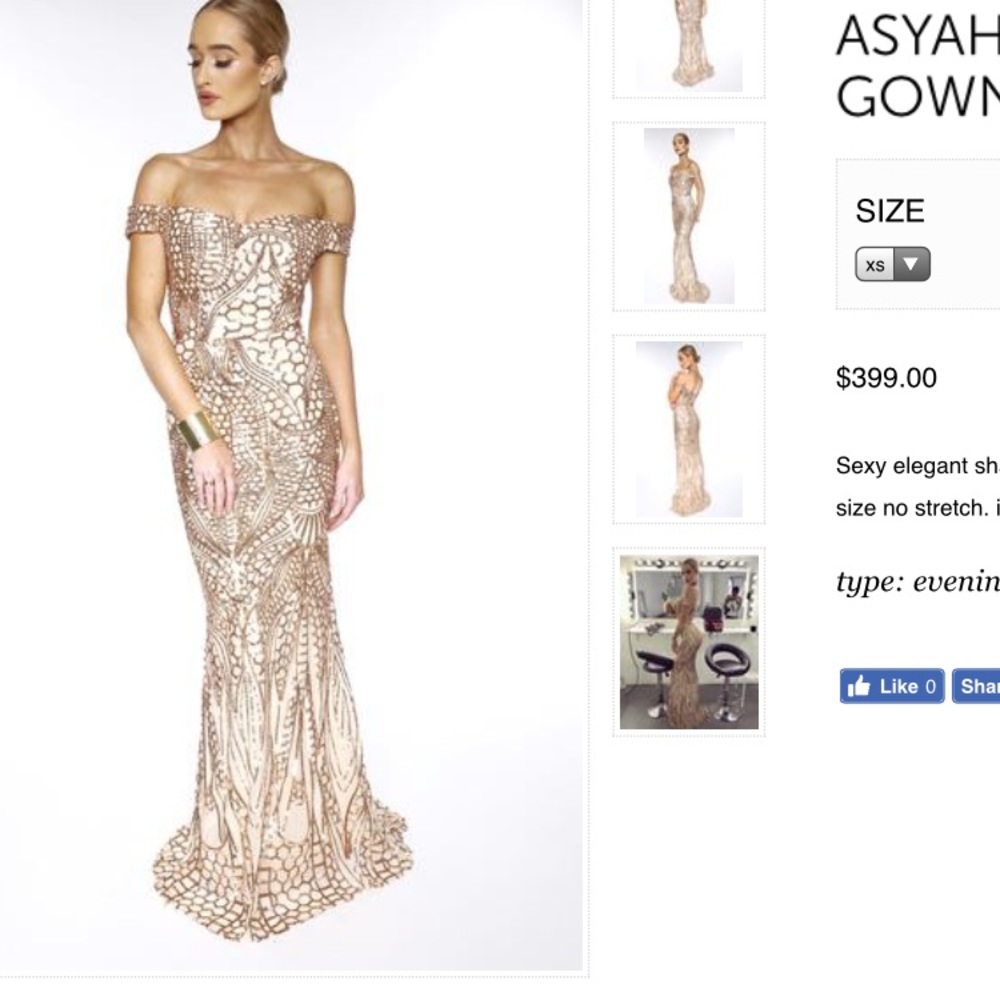 Off shoulder prom wedding birthday sequin dress